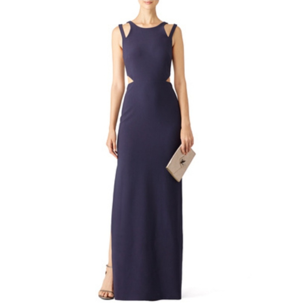 Likely Navy Marina Cutout Gown